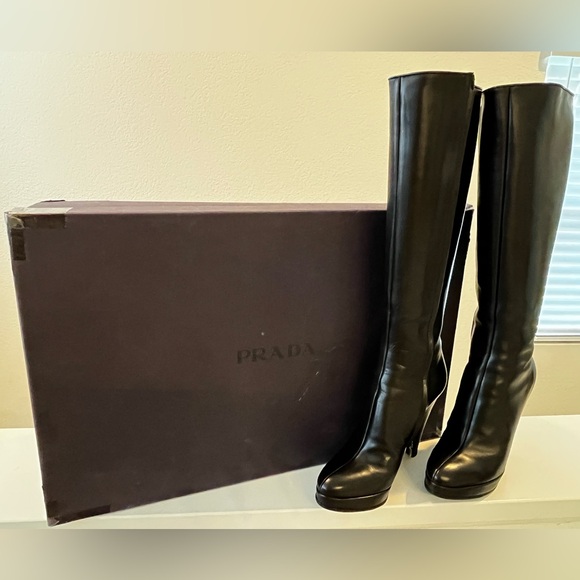 ✨Authentic Prada Boots 36 1/2 - Picture 2 of 9
